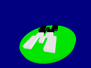 Papervision3D Experiment: Watari's Machine Logo Spin